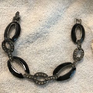 Black marcasite bracelet - Monet